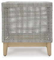 Seton Creek - Square End Table - Gray - R&R Furniture Gallery (Fountain Valley, CA)