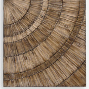 Light brown Lanciano wood wall art by Uttermost, featuring textured geometric wall decor for modern interior design.