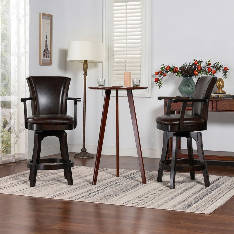 Williams - Swivel Counter Height Bar Stool - R&R Furniture Gallery (Fountain Valley, CA)