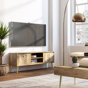 Jager - TV Media Stand - Natural - R&R Furniture Gallery (Fountain Valley, CA)