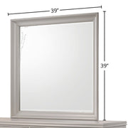 Square Mirror, Stylish Design - R&R Furniture Gallery (Fountain Valley, CA)