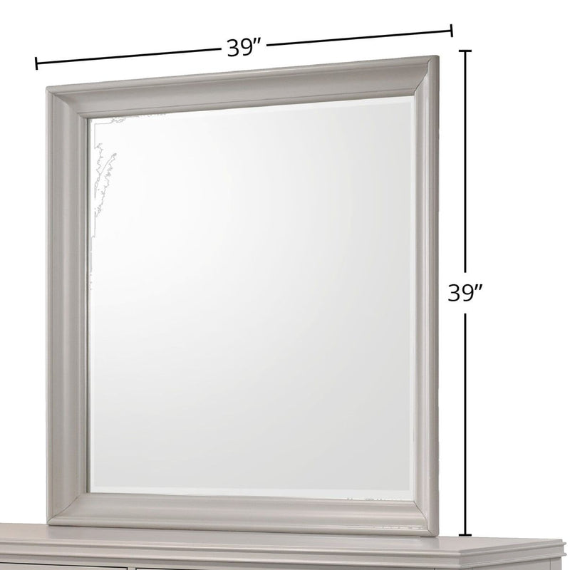 Square Mirror, Stylish Design - R&R Furniture Gallery (Fountain Valley, CA)