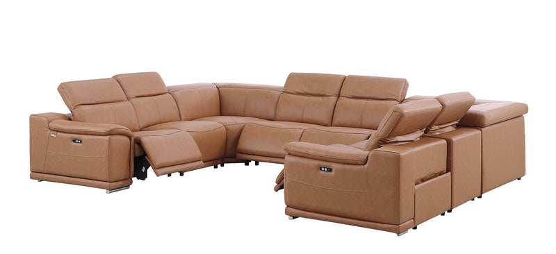 9762 - 8-Piece U-Shaped Sectional Sofa With 4 Power Recliners