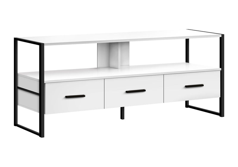 TV Stand, Console, Media Entertainment Center, Storage Drawers, Modern - R&R Furniture Gallery (Fountain Valley, CA)