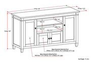 Carlton - TV Media Stand - R&R Furniture Gallery (Fountain Valley, CA)