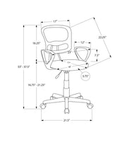 Office Chair, Adjustable Height, Swivel Ergonomic, Armrests, Contemporary - R&R Furniture Gallery (Fountain Valley, CA)