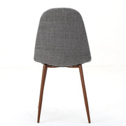 Modern Minimalist Fabric Dining Chair With Iron Legs - R&R Furniture Gallery (Fountain Valley, CA)