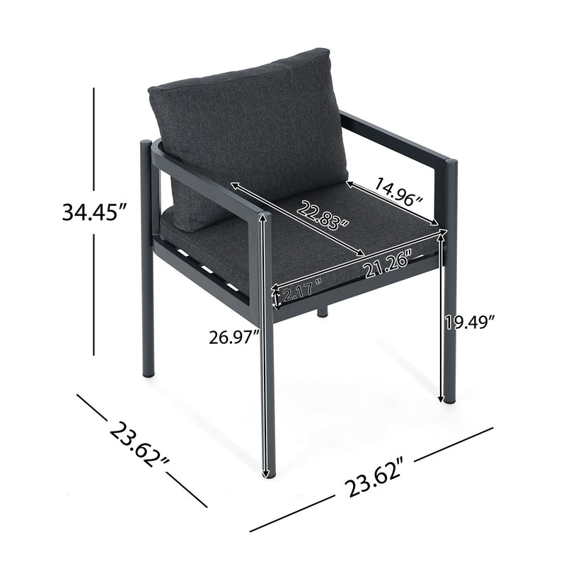 All-Weather Outdoor Dining Chair (Set of 2) - R&R Furniture Gallery (Fountain Valley, CA)