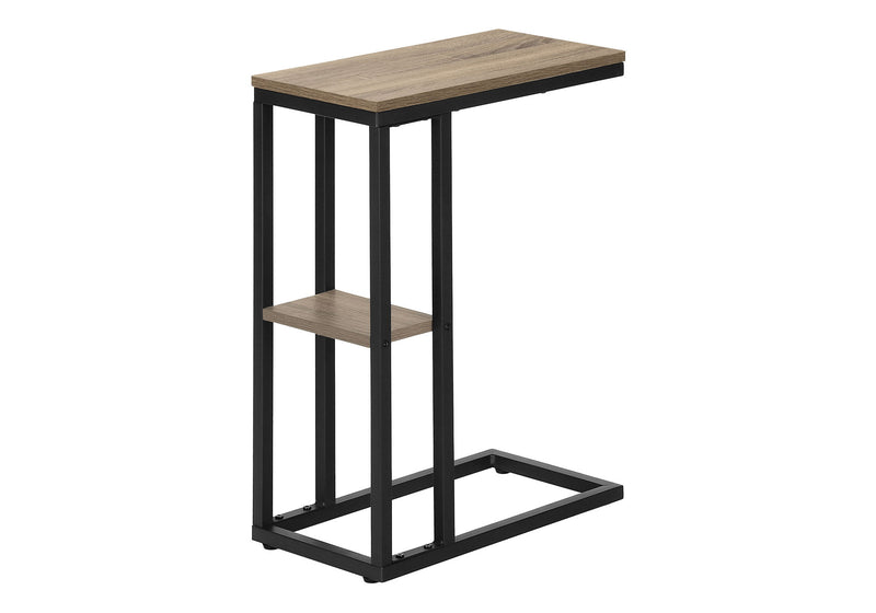 Accent Table, C - Shaped, Marble Look Contemporary & Modern Convenient Design - R&R Furniture Gallery (Fountain Valley, CA)