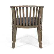 Outdoor Wooden Dining Chairs With Cushions (Set of 2) - R&R Furniture Gallery (Fountain Valley, CA)