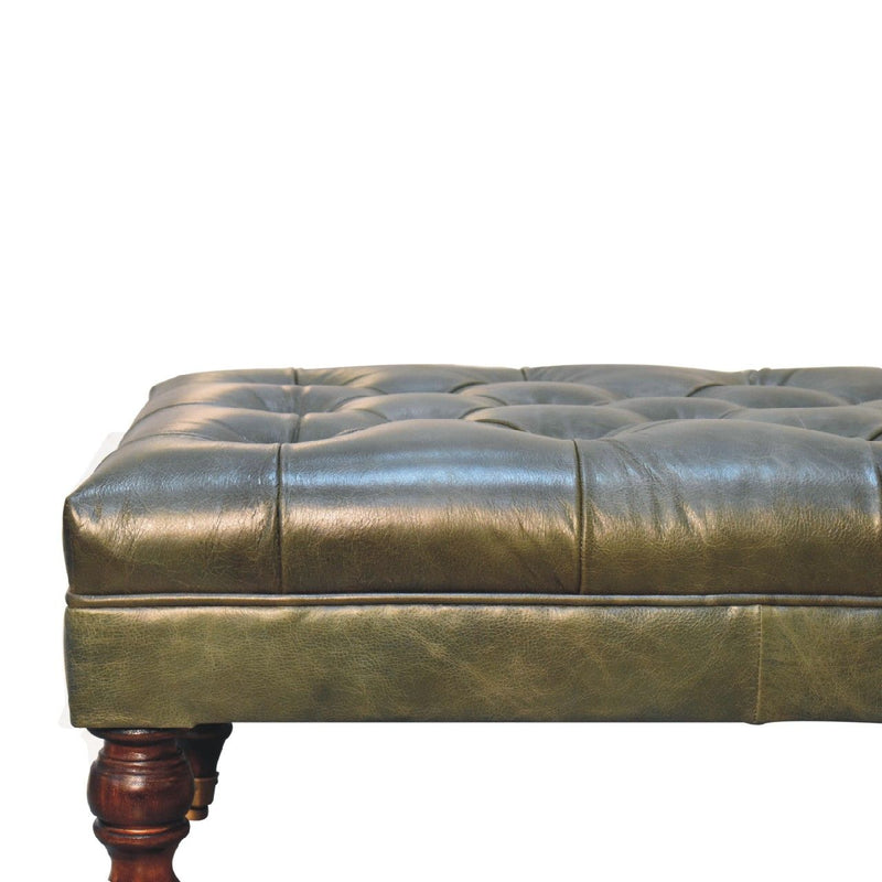 Buffalo - Ottoman With Castor Legs - R&R Furniture Gallery (Fountain Valley, CA)