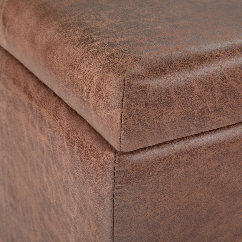 Dover - Upholstered Storage Ottoman Bench - R&R Furniture Gallery (Fountain Valley, CA)