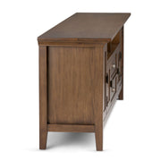 Redmond - TV Media Stand - Rustic Natural Aged Brown - R&R Furniture Gallery (Fountain Valley, CA)