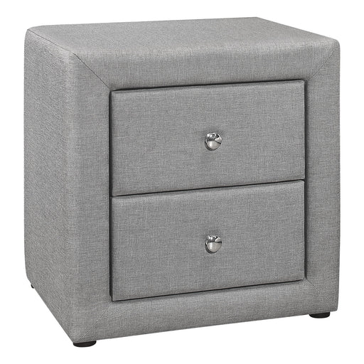 Nightstand, Storage Drawer Versatile Use, Upholstered, Transitional - R&R Furniture Gallery (Fountain Valley, CA)