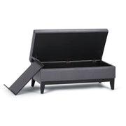 Oregon - Contemporary Storage Ottoman Bench With Tray - R&R Furniture Gallery (Fountain Valley, CA)