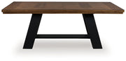 Greddinton - Dining Extension Table - Brown / Black - R&R Furniture Gallery (Fountain Valley, CA)