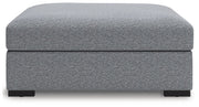 Bealton - Oversized Accent Ottoman - Salt And Pepper - R&R Furniture Gallery (Fountain Valley, CA)
