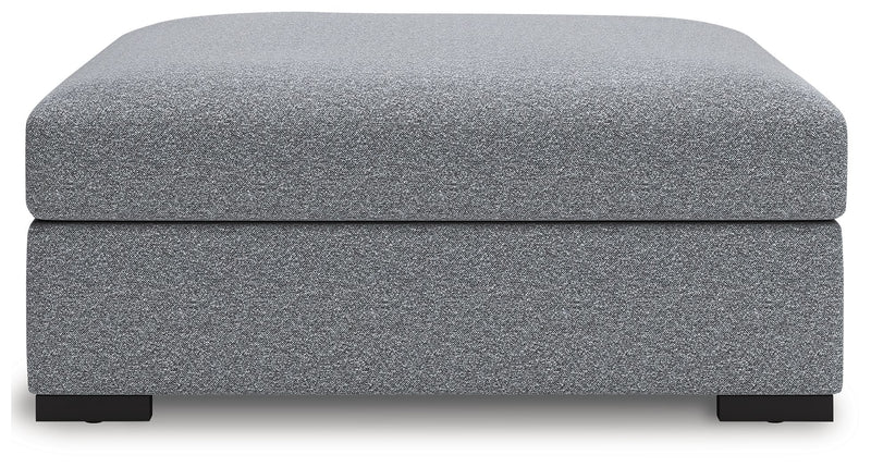 Bealton - Oversized Accent Ottoman - Salt And Pepper - R&R Furniture Gallery (Fountain Valley, CA)