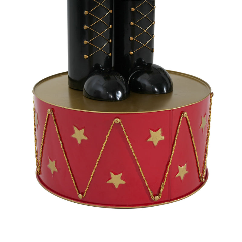 Noble House Christmas Nutcracker holiday decor in green and red with detailed painted features, perfect for festive home decor.