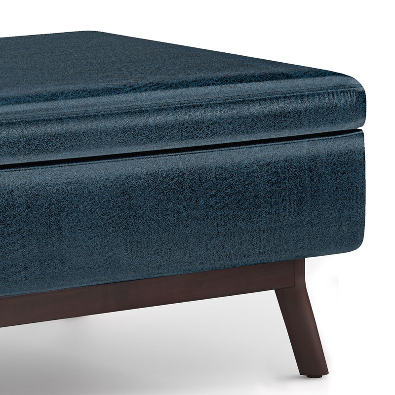 Owen - Upholstered Rectangular Storage Ottoman - R&R Furniture Gallery (Fountain Valley, CA)