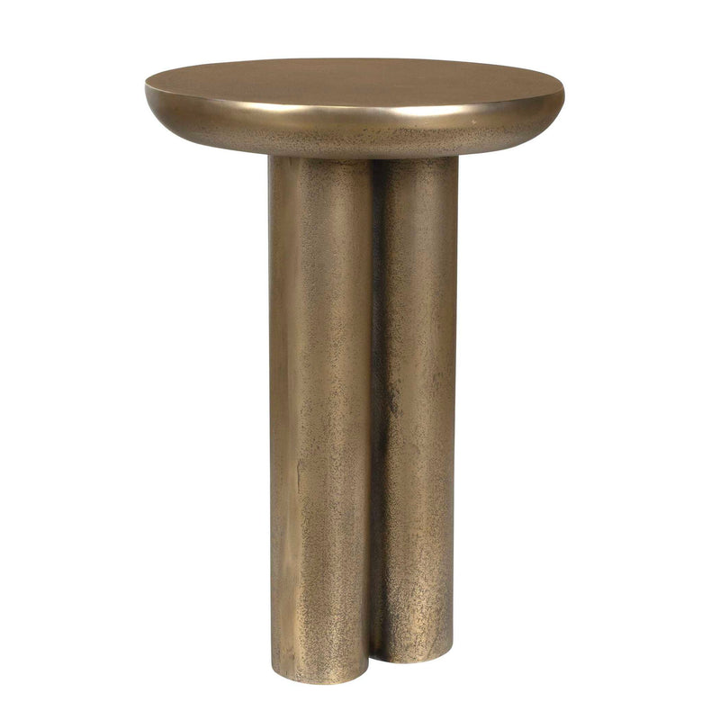 Thorp - Outdoor Accent Table - Brass