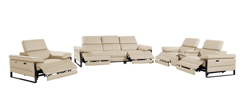 1246 - Modular Power Dual Reclining Sofa, Console Loveseat, And Chair Set With Power Headrests