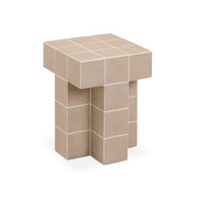 Alma - Tile Concrete Indoor/Outdoor Side Table - R&R Furniture Gallery (Fountain Valley, CA)