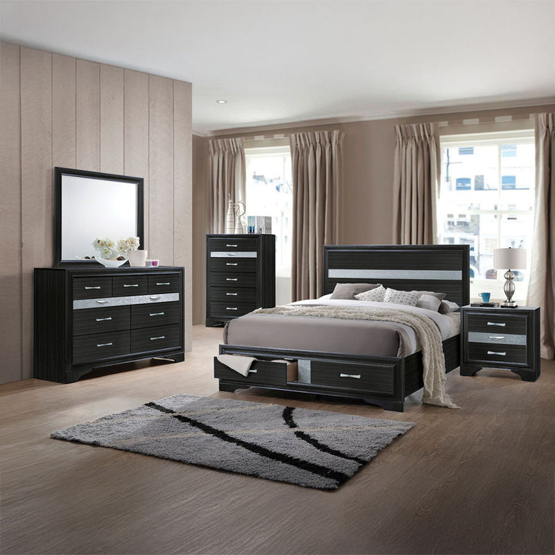 Naima - Bed w/Storage - R&R Furniture Gallery (Fountain Valley, CA)