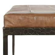 Malo - 28" Leather Bench - R&R Furniture Gallery (Fountain Valley, CA)