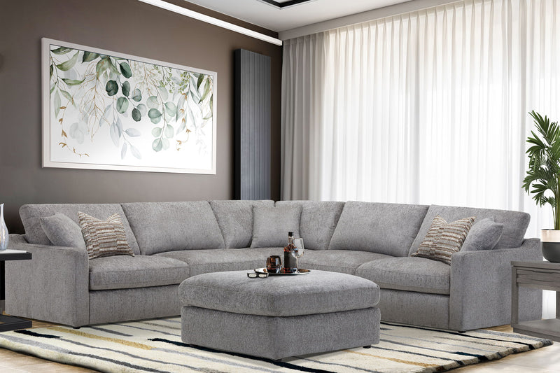 Surrender - 5 Piece Modular Sectional - Burmese Nature - R&R Furniture Gallery (Fountain Valley, CA)