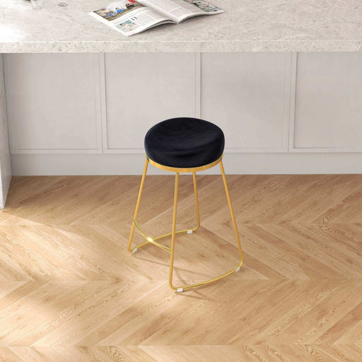 Jane - 26" Mid-Century Modern Luxury Upholstered Stool - R&R Furniture Gallery (Fountain Valley, CA)