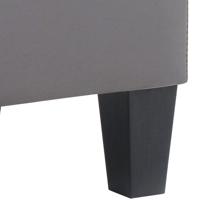 Upholstered casual ottoman by Glory Furniture featuring a stylish, comfortable design suitable for modern living spaces.