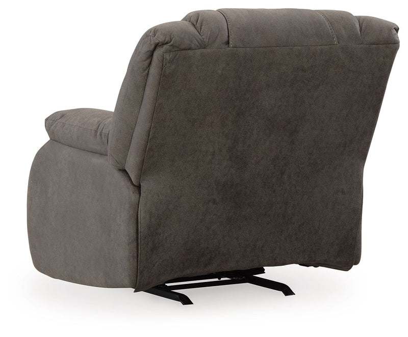 First Base - Rocker Recliner - Gunmetal - R&R Furniture Gallery (Fountain Valley, CA)