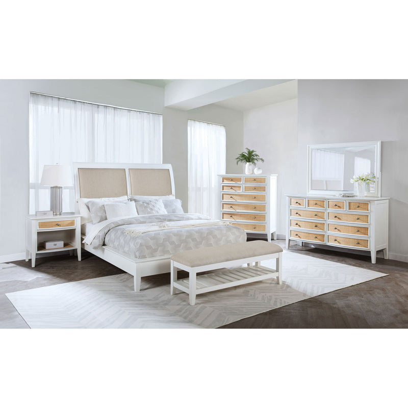 Talia - 10 Drawer Dresser And Mirror Set - White