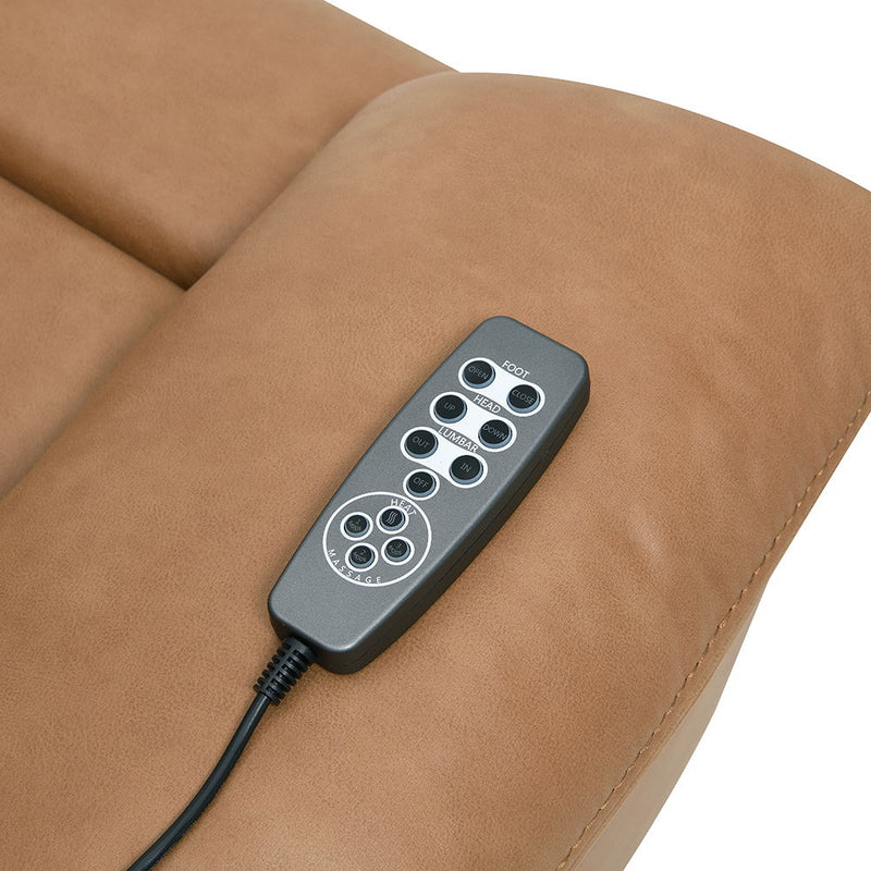 Chavis - Power Motion Loveseat With USB & Power Headrest - Brown - R&R Furniture Gallery (Fountain Valley, CA)