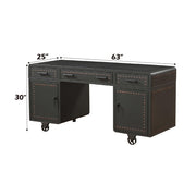 Actaki - Executive Writing Desk - Sandy Gray - R&R Furniture Gallery (Fountain Valley, CA)
