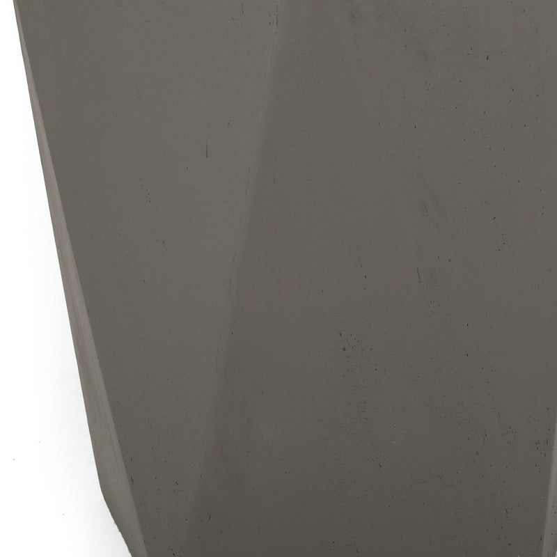 Noble House side table with a modern geometric design, featuring a sleek tabletop and stylish base for contemporary decor.