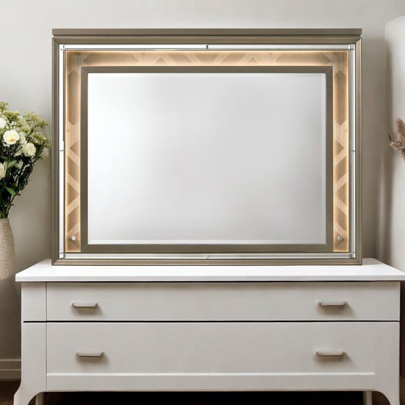 Skylar - Mirror With Led - R&R Furniture Gallery (Fountain Valley, CA)