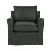 Classic Home Cassiano swivel chair with a cushioned seat, wooden base, and modern design perfect for living or office spaces.