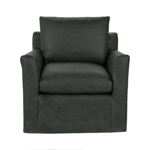 Classic Home Cassiano swivel chair with a cushioned seat, wooden base, and modern design perfect for living or office spaces.