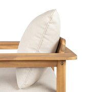 Terassi - Outdoor Lounge Chair (Set of 2) With Cushions - Beige / Light Teak - R&R Furniture Gallery (Fountain Valley, CA)