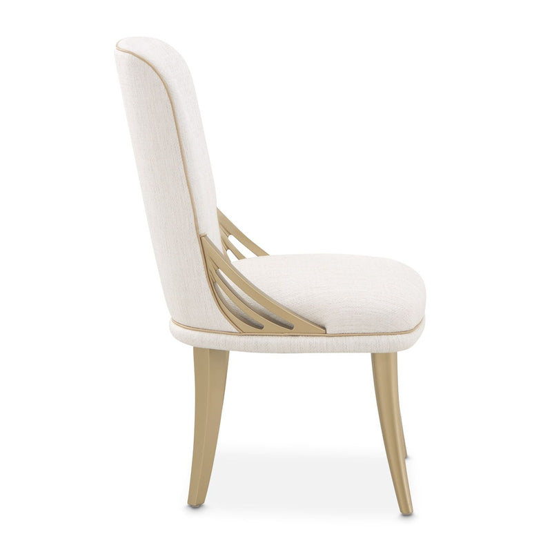 La Terrazza - Dining Side Chair (Set of 2) - Creamy Pearl - R&R Furniture Gallery (Fountain Valley, CA)