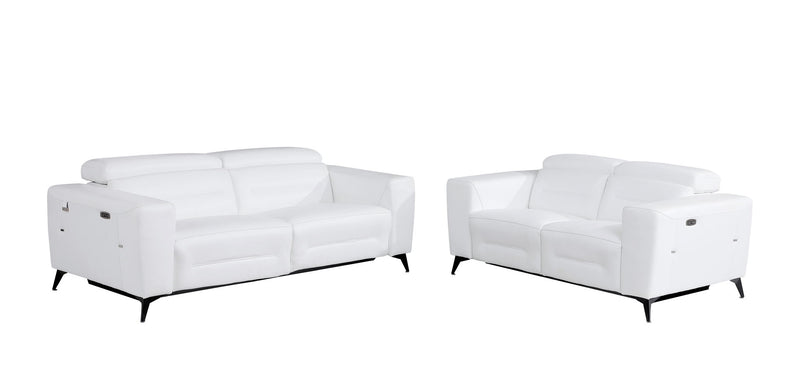 989 - Power Reclining Set With Power Headrest - R&R Furniture Gallery (Fountain Valley, CA)