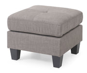 Upholstered casual ottoman by Glory Furniture featuring a stylish, plush design for modern living spaces.