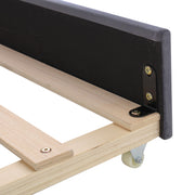Upholstered Bed With Storage And Twin Trundle, USB Charging Ports - R&R Furniture Gallery (Fountain Valley, CA)