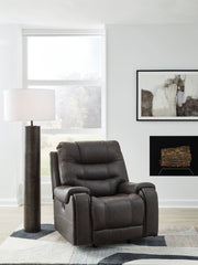 Femley - Rocker Recliner - Smoke - R&R Furniture Gallery (Fountain Valley, CA)