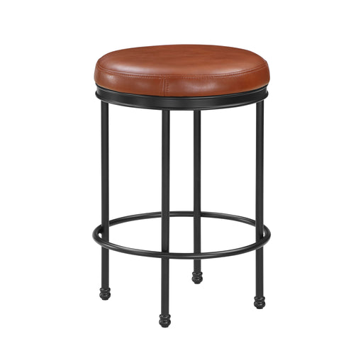 Michael - Backless Counter Height Stool - Caramel - R&R Furniture Gallery (Fountain Valley, CA)