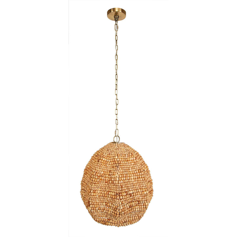 Kauri - Wooden Bead Pendant