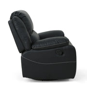 Stylish Wide Manual Swivel Standard Recliner - R&R Furniture Gallery (Fountain Valley, CA)