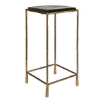 Ovard - Antiqued Accent Table - Bronze